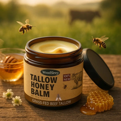 Beef Tallow Moisturizer | Tallow and Honey Balm | Face and Skin Cream | 