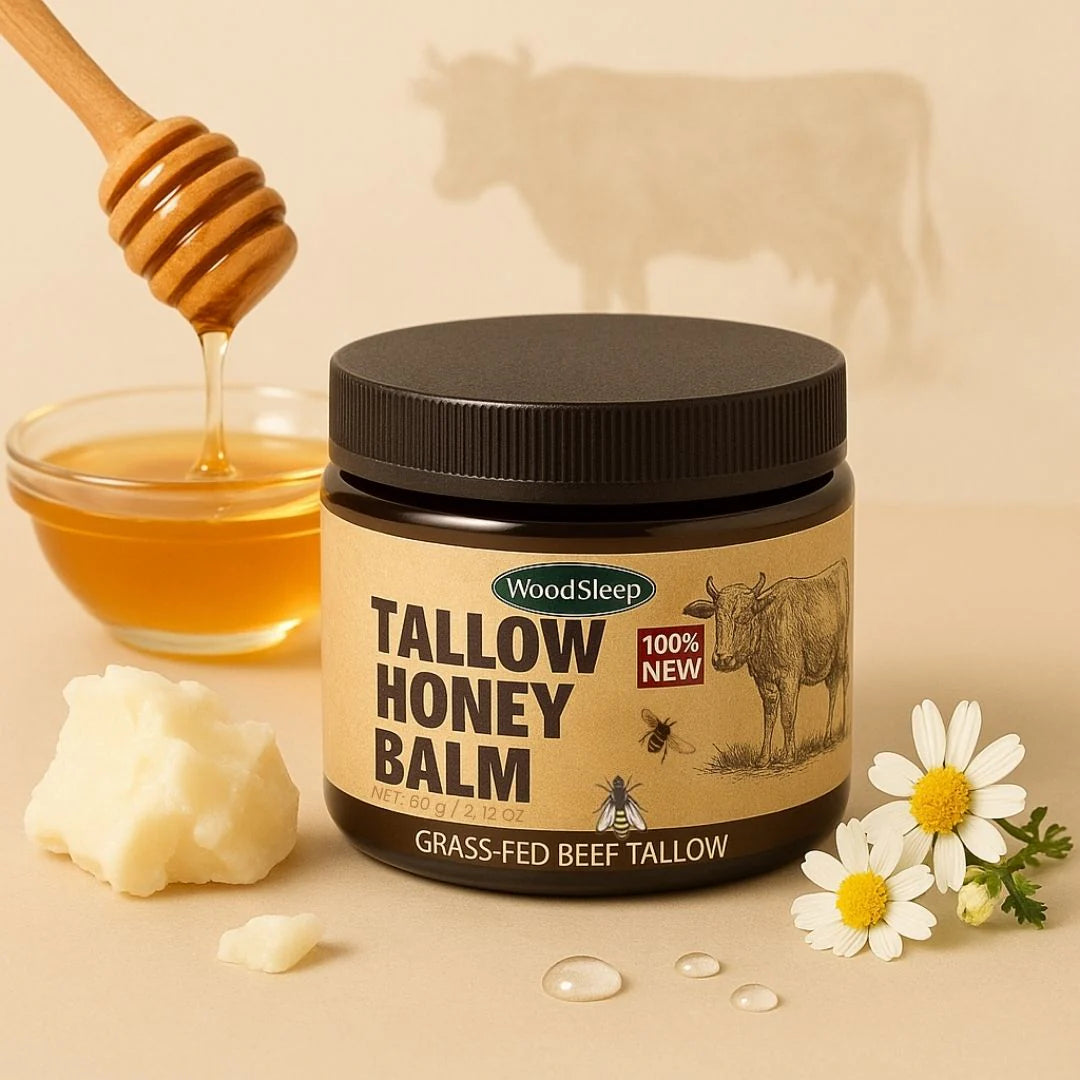 Beef Tallow Moisturizer | Tallow and Honey Balm | Face and Skin Cream | 