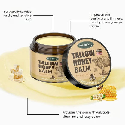 Whipped Tallow Balm | Tallow + Honey | Face and Skin Cream